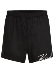 γυναικείο signature σορτς μαύρο karl lagerfeld a1w46038-999 black