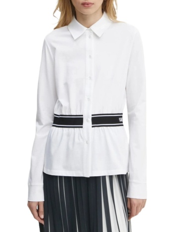 γυναικείο πουκάμισο λευκό karl lagerfeld a1w17067-100 white σε προσφορά