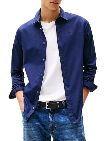 ανδρικό πουκάμισο navy μπλε tommy jeans dm0dm04405-002