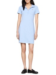 γυναικείο polo φόρεμα γαλάζιο tommy hilfiger ww0ww42567-c1o