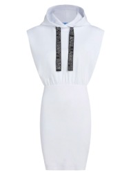 γυναικείο φούτερ φόρεμα λευκό karl lagerfeld jeans a2w13033-100 white