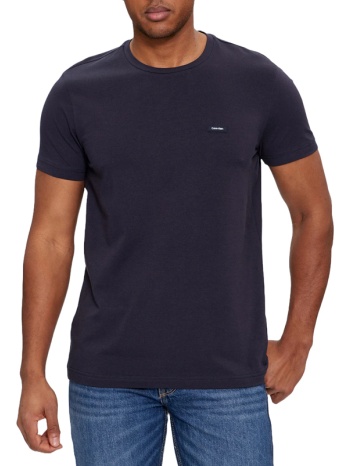 ανδρικό slim t-shirt navy μπλε calvin klein k10k112724-cef