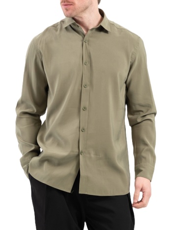 ανδρικό πουκάμισο χακί vittorio 2425300-khaki σε προσφορά