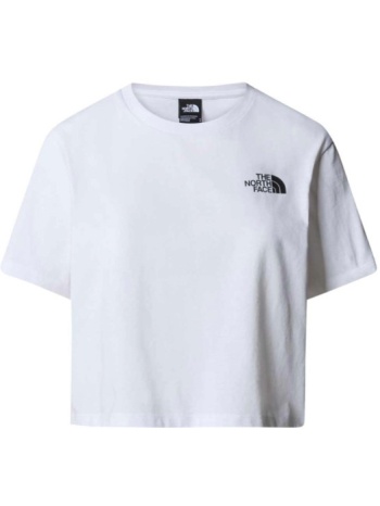 γυναικείο simple dome t-shirt λευκό the north face