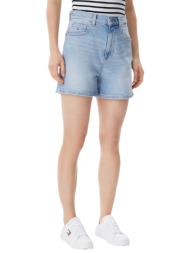 γυναικείο mom σορτς γαλάζιο tommy jeans dw0dw20091-1ab