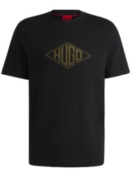 ανδρικό dalendi t-shirt μαύρο hugo 50534934-001