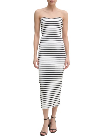 γυναικείο ριγέ αμάνικο φόρεμα calvin klein j20j225263-0k4 σε προσφορά