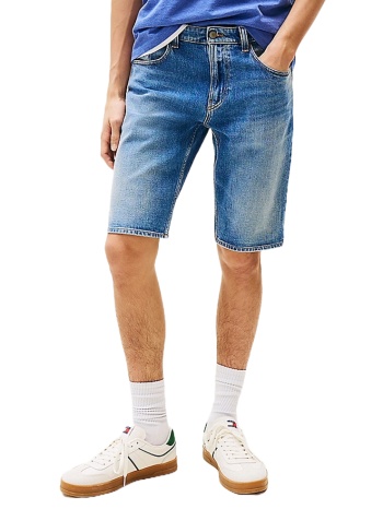 ανδρική ronnie τζιν βερμούδα μπλε tommy jeans dm0dm20961-1a5 σε προσφορά