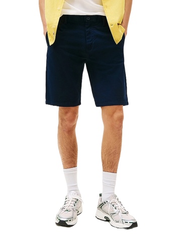 ανδρική scanton βερμούδα navy μπλε tommy jeans σε προσφορά