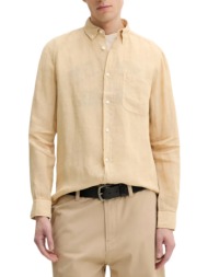 ανδρικό λινό ermann πουκάμισο μπεζ hugo 50514162-285