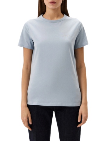 γυναικείο c elogo print 7 t-shirt γαλάζιο boss 50535322-421