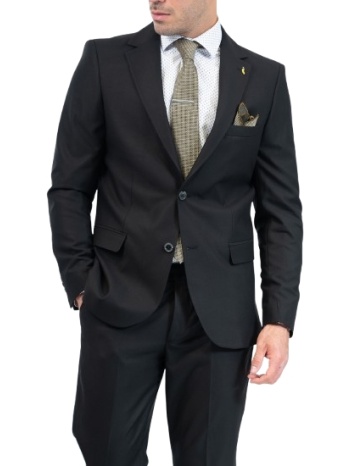 ανδρικό κοστούμι μαύρο vittorio digio-black