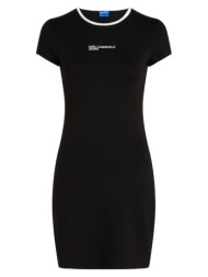 γυναικείο κοντομάνικο φόρεμα μαύρο karl lagerfeld jeans a2w13051-999 black