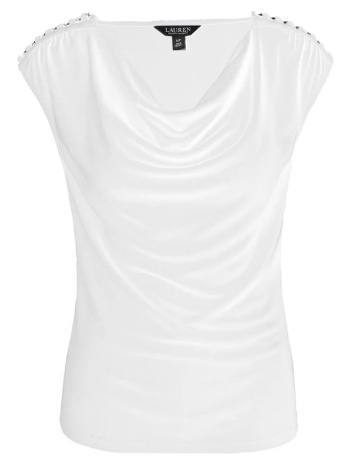 γυναικείο priyanne τοπ λευκό ralph lauren 200898441001-101 σε προσφορά