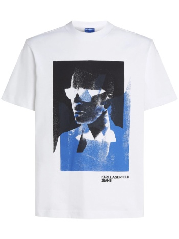 ανδρικό t-shirt λευκό karl lagerfeld jeans a2m17036-100 σε προσφορά