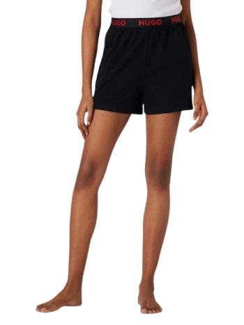 γυναικείο sporty logo shorts μαύρο hugo 50520498-001 σε προσφορά