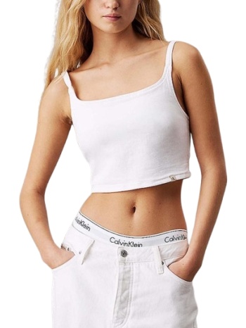 γυναικείο denim τοπ bralette λευκό calvin klein σε προσφορά