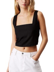 γυναικείο top μαύρο calvin klein j20j225347-beh