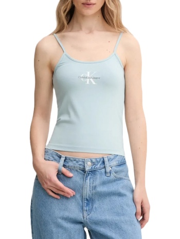 γυναικείο monologo tank top γαλάζιο calvin klein