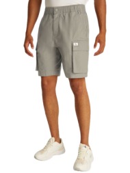 ανδρική cargo βερμούδα γκρι calvin klein j30j327376-pcz
