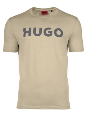 ανδρικό dulivio t-shirt μπεζ hugo 50467556-285