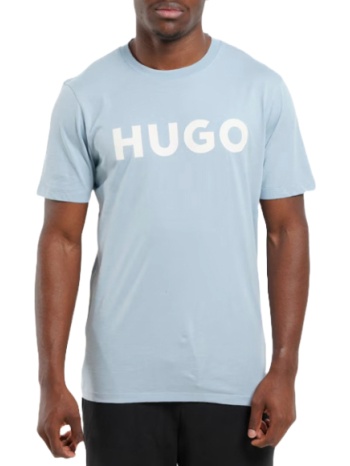 ανδρικό dulivio t-shirt γαλάζιο hugo 50467556-483
