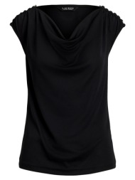 γυναικείο priyanne τοπ μαύρο ralph lauren 200889317003-001
