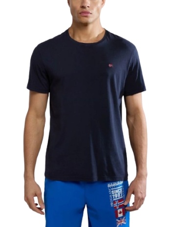 ανδρικό salis t-shirt navy μπλε napapijri np0a4h8d-1761