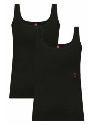 γυναικείο σετ φανελάκια 2 τεμάχια μαύρα hugo 50469682-001