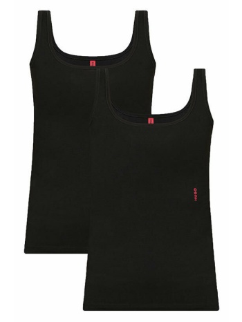 γυναικείο σετ φανελάκια 2 τεμάχια μαύρα hugo 50469682-001