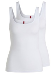 γυναικείο σετ φανελάκια 2 τεμάχια λευκά hugo 50469682-100