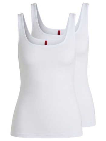 γυναικείο σετ φανελάκια 2 τεμάχια λευκά hugo 50469682-100