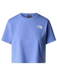 γυναικείο simple dome t-shirt γαλάζιο the north face nf0a87u4-0yi1