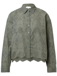 γυναικείο πουκάμισο λαδί ...