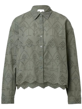 γυναικείο πουκάμισο λαδί s.oliver 2166925-7369 σε προσφορά