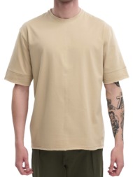 ανδρικό t-shirt μπεζ royal denim imperia-beige