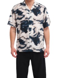 ανδρικό κοντομάνικο πουκάμισο μπλε royal denim sakai3568-blue