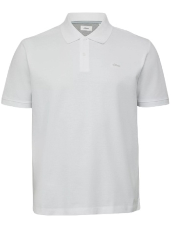 ανδρικό polo λευκό s.oliver 2164768-01d2
