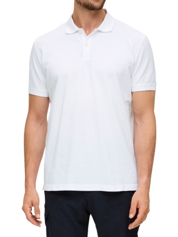 ανδρικό polo λευκό s.oliver 2138262-0100