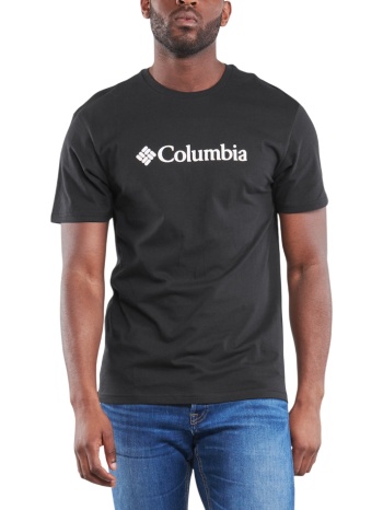 ανδρικό csc basic logo t-shirt μαύρο columbia 1680053-010