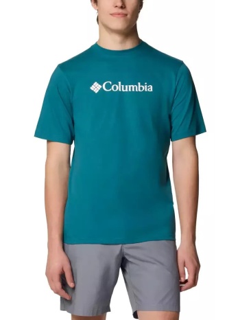 ανδρικό csc basic logo t-shirt πετρόλ columbia 1680053-364