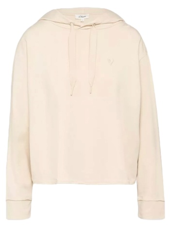 γυναικείο φούτερ μπεζ s.oliver 2161708-8100 σε προσφορά