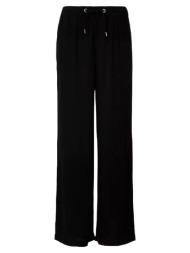 γυναικείο λινό παντελόνι μαύρο s.oliver 2162961-9999