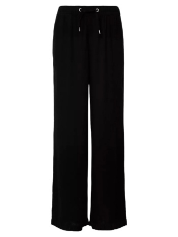 γυναικείο λινό παντελόνι μαύρο s.oliver 2162961-9999 σε προσφορά