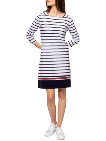 γυναικείο ριγέ vumba φόρεμα heavy tools t23004-marine σε προσφορά