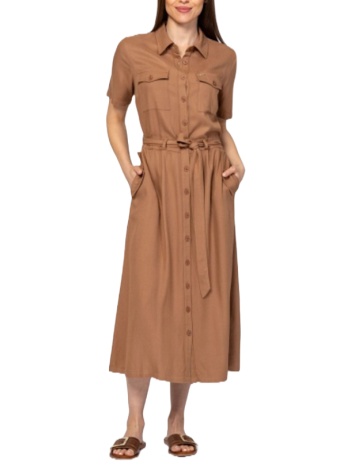 γυναικείο vedbi φόρεμα καφέ heavy tools t50033-latte σε προσφορά