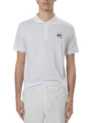 ανδρικό polo λευκό karl ...
