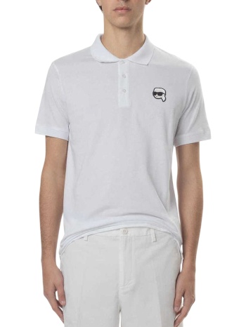 ανδρικό polo λευκό karl lagerfeld 745710 500224-10 σε προσφορά
