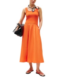 γυναικείο αμάνικο φόρεμα πορτοκαλί tommy hilfiger ww0ww44612-scx