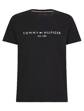ανδρικό t-shirt μαύρο tommy hilfiger mw0mw11465-bas
